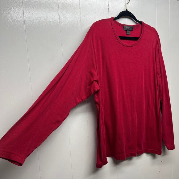 Lane Bryant Women's Red Long Sleeve Top Size 26/28 Capsule Breathable Baselayer - Picture 5 of 11